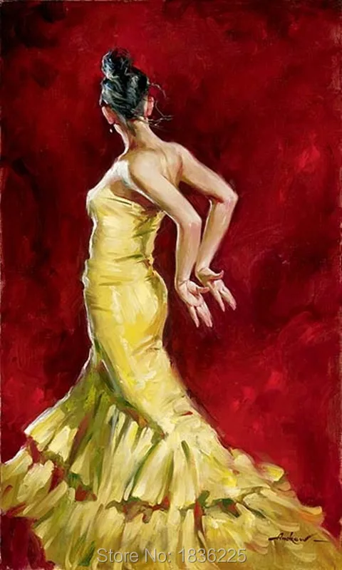 Ручная роспись холст картины маслом Современная Африканская женщина