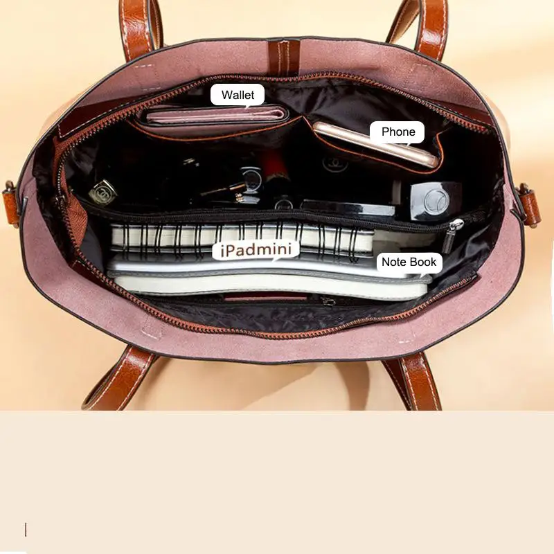 Luxury Brand Designer Women Leather Handbags 2019 Fashion Genuine Bag Solid Vintage Messenger Bags Black | Багаж и сумки