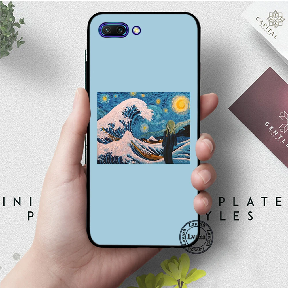 10 Lavaza большой книги по искусству Живопись Ван Гог силиконовый чехол для Huawei Honor 6a 7A Pro 7X8 Lite 8X 8C 9 Примечание 10 - Цвет: 10