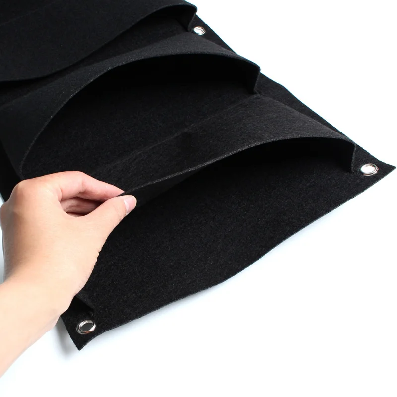 4 кармана черный Крытый открытый висит Плантатор мешок настенный ЗАВОД