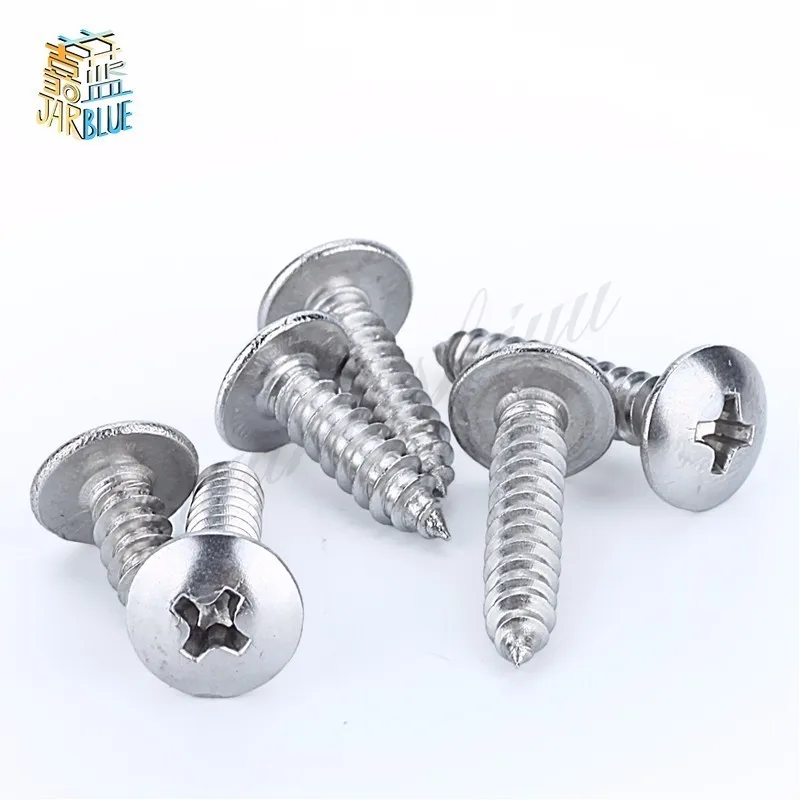 Саморезы с плоской головкой 50 шт. M3 M4 M5 нержавеющая сталь 201|screw bolt|self-tapping screwsself
