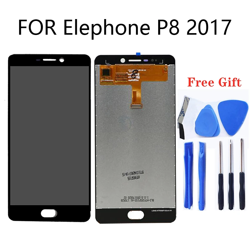 

5,5 "ЖК-дисплей для Elephone P8 2017 ЖК-дисплей сенсорный экран дигитайзер Входная деталь для Elephone P8 2017 Запчасти для смартфонов