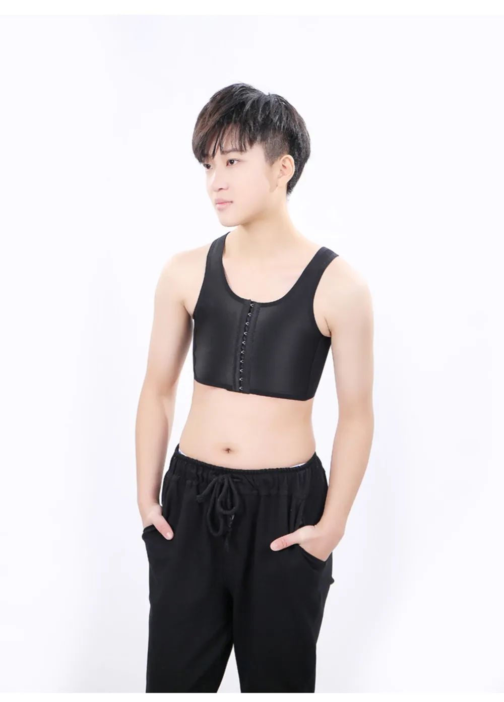 Tomboy Бюстье корсет лесбиянок грудь binder повседневное майка нижнее бельё для девочек Tomboy жилет для косплея Топы корректирующие плюс размеры груди Tomboy