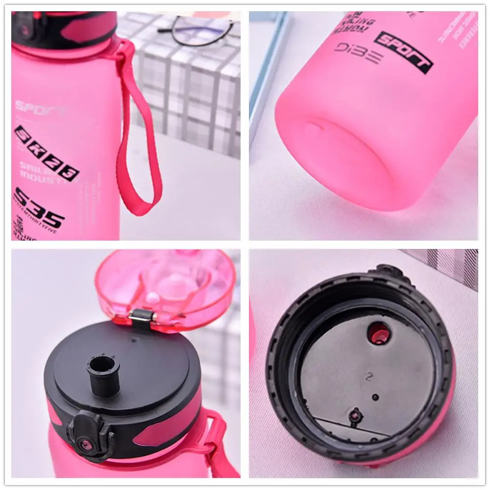 Спортивные бутылки для воды с веревкой портативные герметичные тритановые