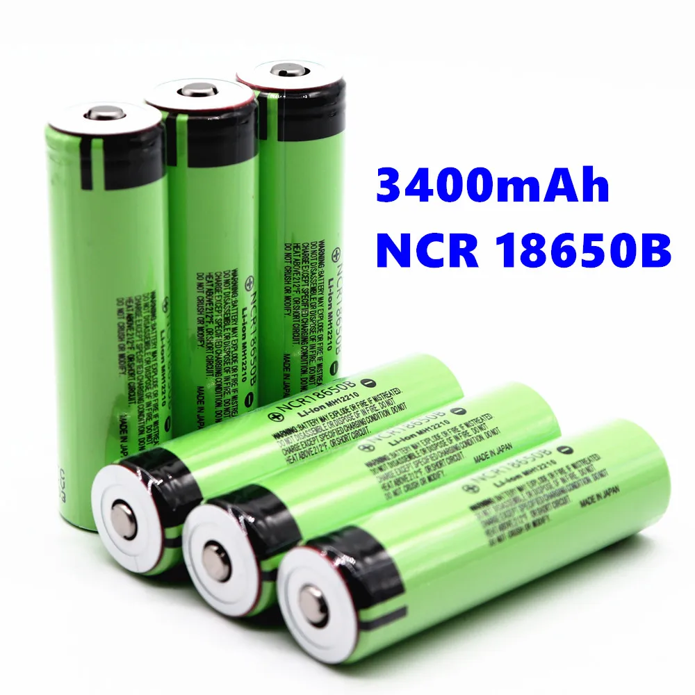 Новый 18650 литиевая батарея 3400 mAh 3 7 V для Panasonic ncr 18650B Будильник игрушка фонарь на