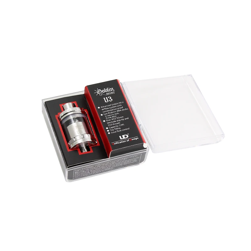 Оригинальный UD Гоблин мини V3 RTA/YOUDE 4 мл удлинитель Черный Серебристый |