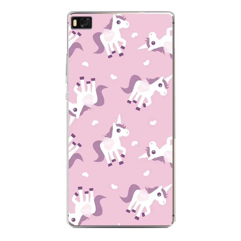 Soft Silicone TPU Phone Case For huawei P10plus P8 P9lite honor 3c 4c 6a 7 8 9 5c fish Horse Scenery Simple Free Shipping | Мобильные