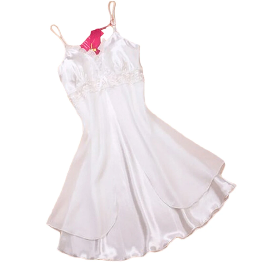 

1pcs Women's Lace Lingerie Nightgown Babydoll Strap Sleepwear Sleepshirts