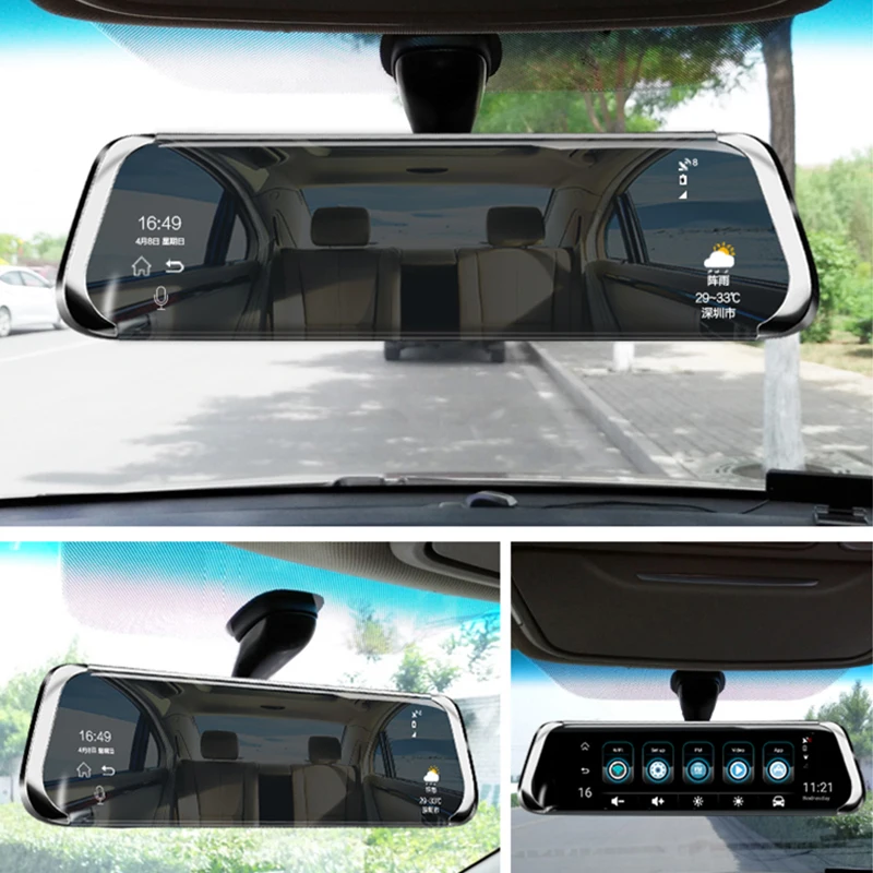 Автомобильный видеорегистратор с GPS навигацией Android 3G 4G Wi Fi ADAS дистанционный