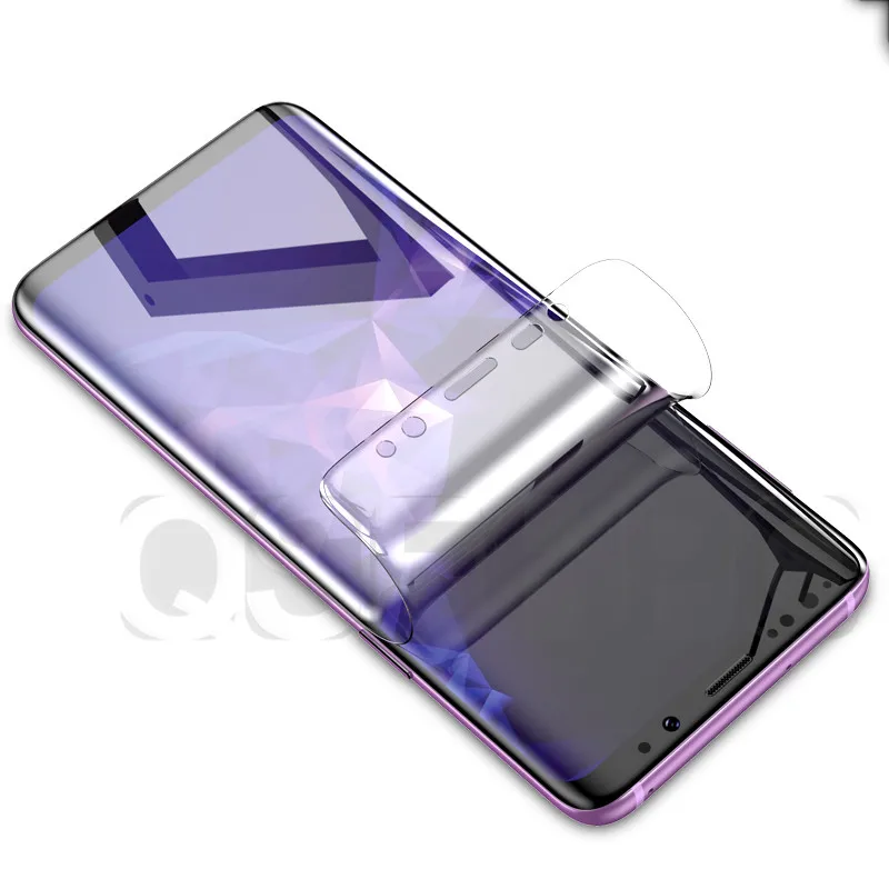 20D полное покрытие Гидрогелевая Защитная пленка для samsung Galaxy S8 S9 A6 A8 Plus Защита экрана для samsung Note 8 9 не стекло