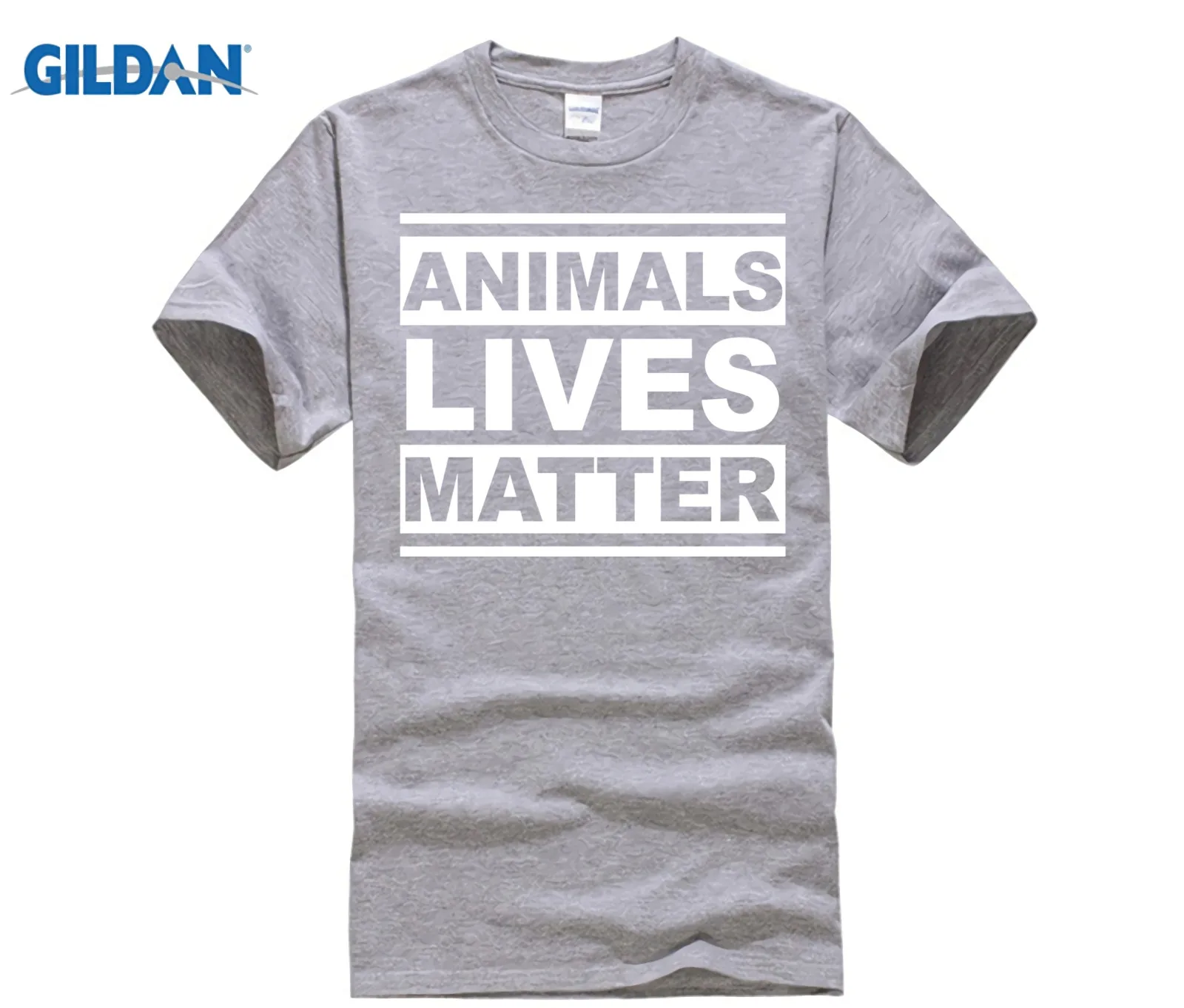 GILDAN 2018 animals Lives Matter Awesome веганская Вегетарианская Подарочная футболка|Мужские