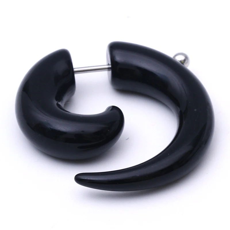 2 шт. Бесплатная доставка спиральная поддельная заглушка для ушей туннельные