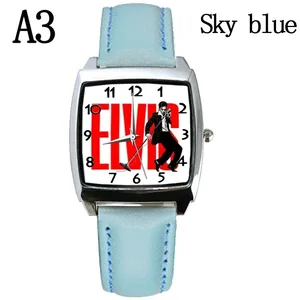 Часы, кварцевые наручные часы, новинка 2019, модный стиль, для мальчиков и девочек, часы Elvis Presley с ремешком, часы в подарок