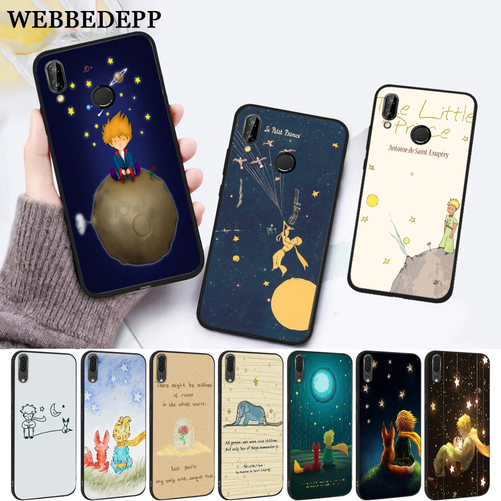 Силиконовый чехол little prince fox для Huawei P8 Lite 2015 2017 P9 2016 Mimi P10 P20 Pro P Smart 2019 P30|Бамперы| |