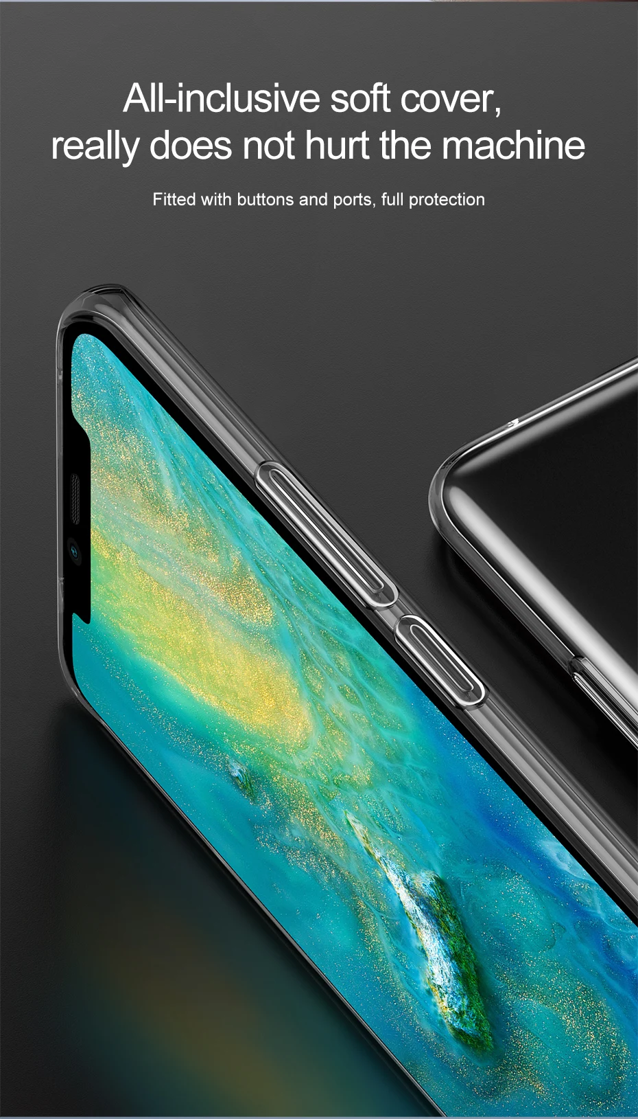 Прозрачный чехол Baseus для huawei mate 20 Pro Coques Ультратонкий Мягкий ТПУ силиконовый чехол s защитная задняя крышка для huawei mate 20