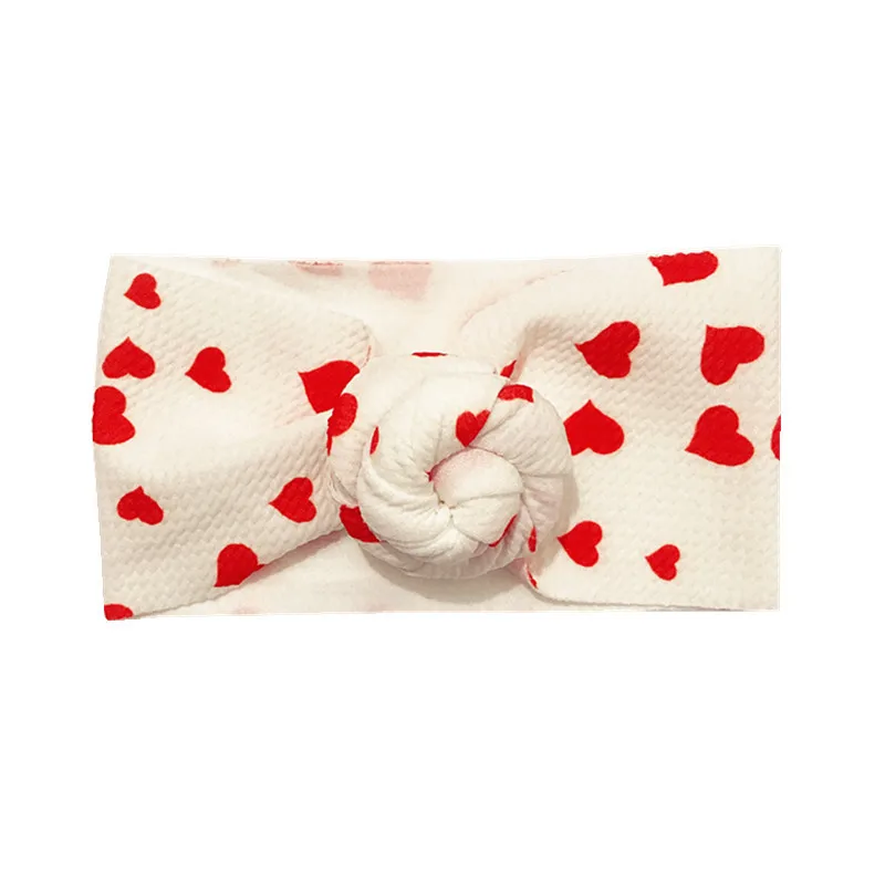 love Baby Turban Bows Baby Girl Headbands for Girls Baby Headband Bandeau Bebe Fille Baby Hair Accessories Newborn Headband Headwrap - Цвет: love