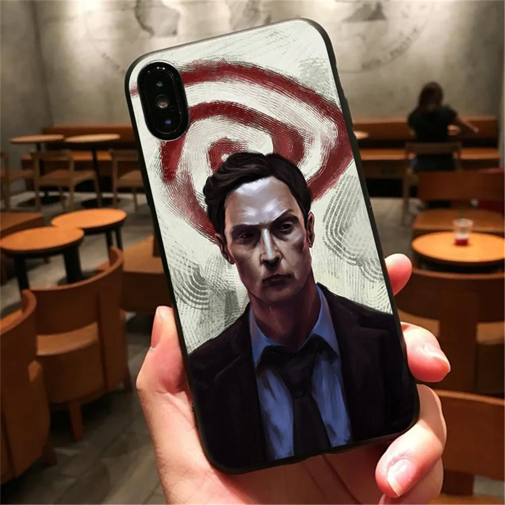 HBO Series 3 чехол для iphone 8 7 6 6s plus телефона с настоящим детективом 5 5s X Xs Xr Xmax