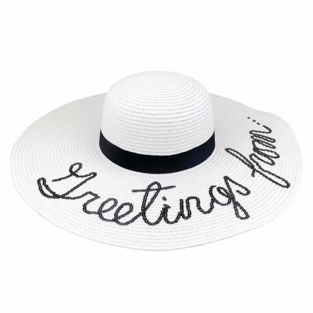 2017 Летняя женская Солнцезащитная шляпа LNPBD женские соломенные шляпы с широкими