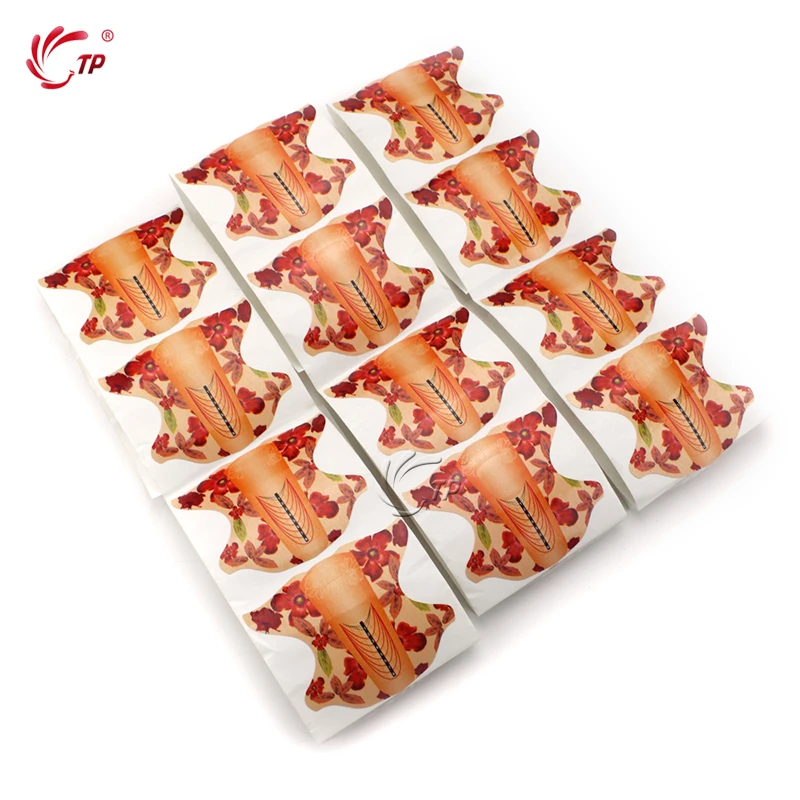 Форма для наращивания ногтей направляющая 100 шт./лот принадлежности с красными