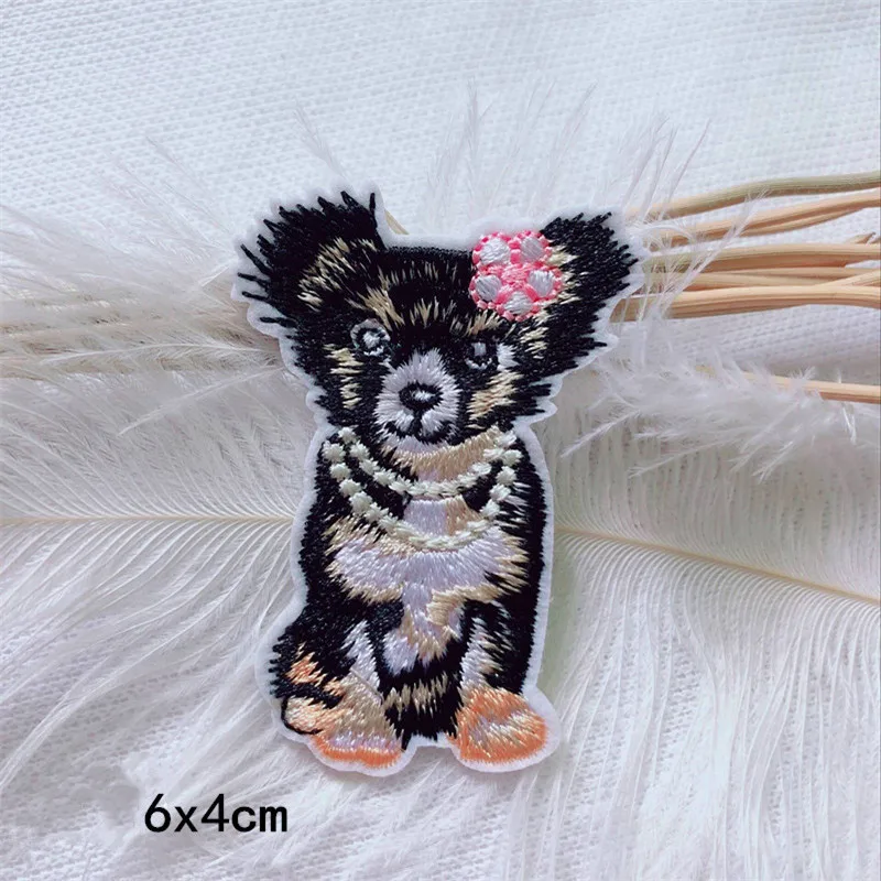 MAXSIN FUN 10 шт./лот симпатичный Лисий олень собака Кот наклейка утюжок на джинсы