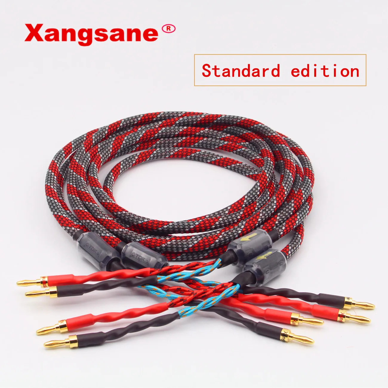 Усилитель мощности xangразы 5N OFC Hi-Fi кабель для колонок с басами Y-образной вилкой CD