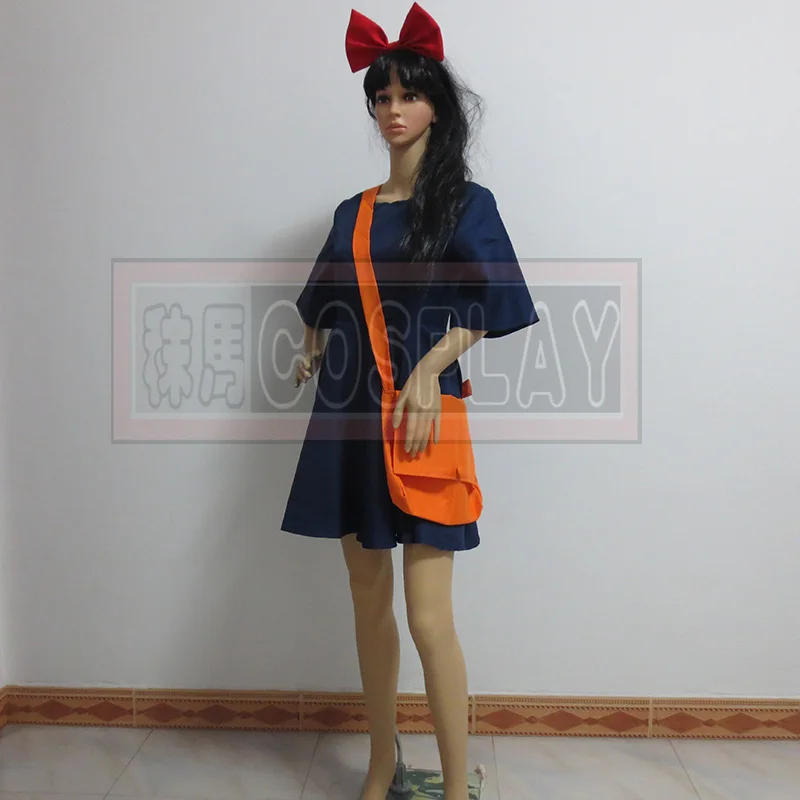 Кики Услуги платье Kiki Косплэй костюм с нагрудником для битвы Платье + повязка на