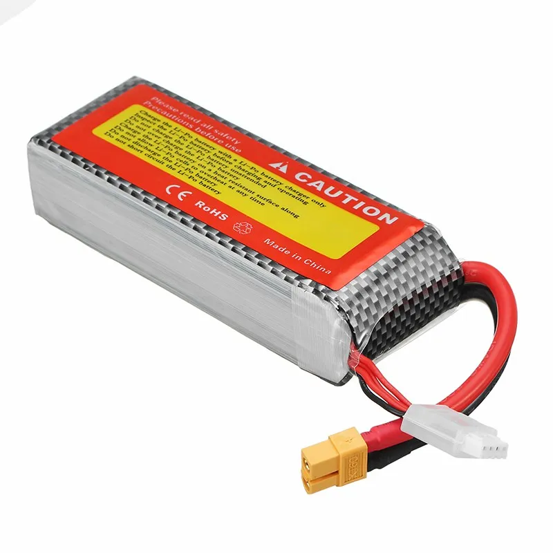 Высокое качество ZOP Power 11 1 В 6500 мАч 30C 3S XT60 вилка перезаряжаемая Lipo батарея RC