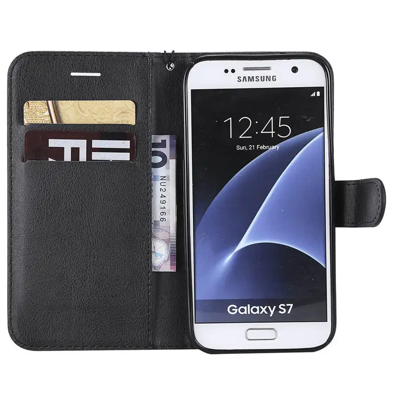 Чехол для Samsung Galaxy S7 из искусственной кожи с откидной крышкой G930F G930V G930 G9300 SM-G930FD |