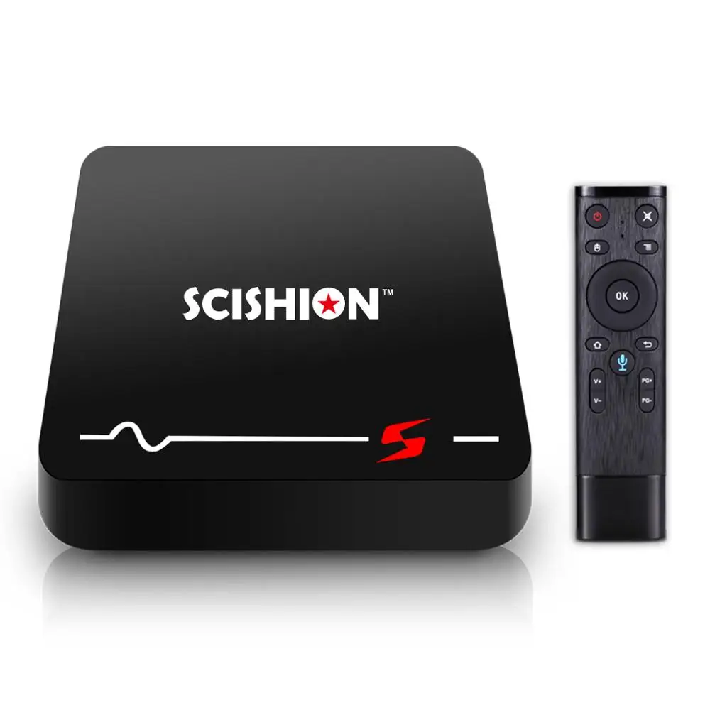 2018 S Android 8 1 ТВ Box Rockchip RK3229 с голосом Управление 4 ядра 2.4g WiFi Media Player ж/2 г Air Мышь
