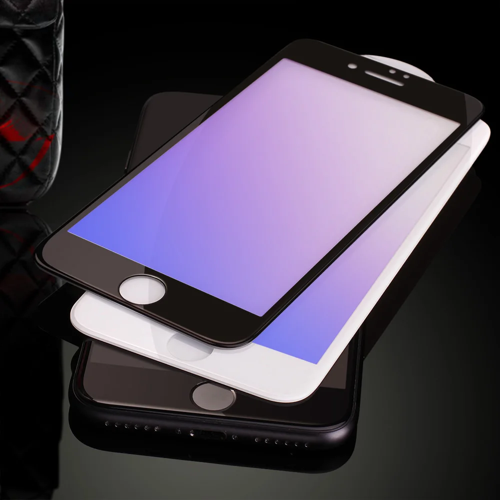Tomkas 3D закаленное стекло для iphone 7 6 6s Plus защита экрана с защитой от синего света