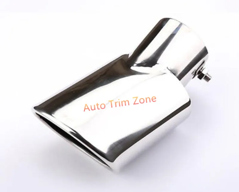 1 шт. стальная хромированная Серебристая задняя выхлопная труба для Toyota Corolla E170 2014