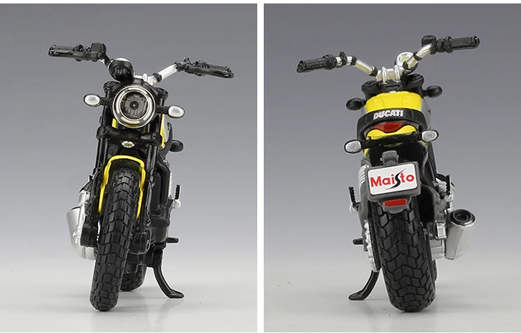 MAISTO 1:18 Ducati скремблер Мотоцикл Велосипед литья под давлением модель игрушки в коробке для ребенка подарок на день рождения