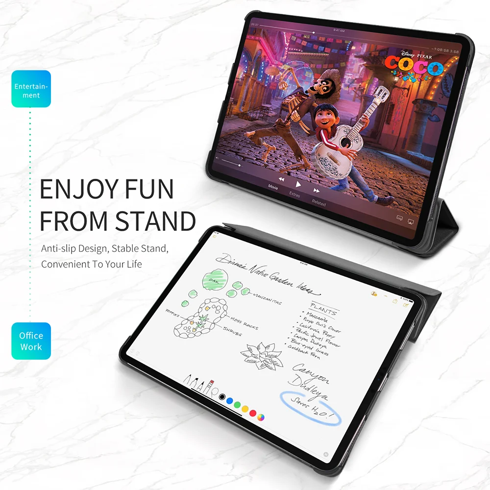 DUX DUCIS Магнитный чехол для iPad Pro 11 2018 кожаный флип 12 9 дюймов защитный планшета Etui