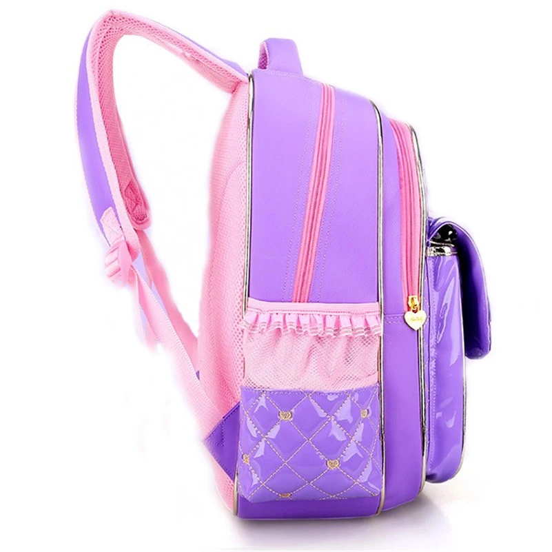 Coolbaby модные школьные рюкзаки детские школьные сумки Высокое качество PU рюкзак для девочек, сумка для книг в пределах 1-3-6 Класс школьный D342