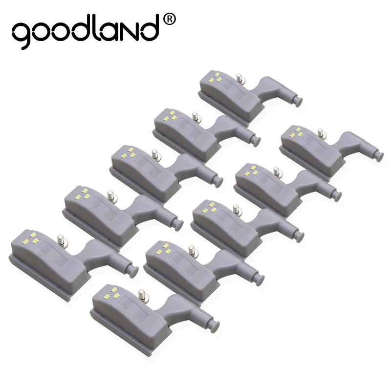 

Goodland LED Night Light Automatic Motion Sensor Light Wardrobe Inner Hinge Lamp Cabinet Light For Kitchen Cupboard Closet