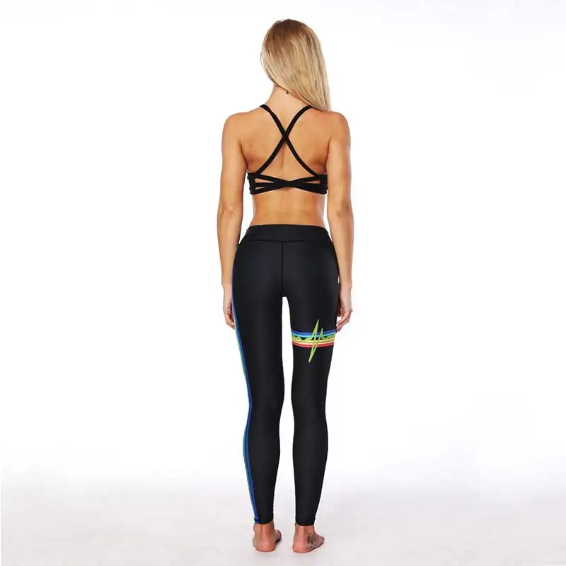 Фитнес Топ для занятий йогой Для женщин спортивная йога штаны спортивные Высокая