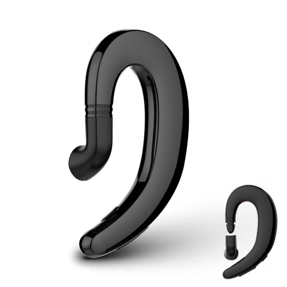 Беспроводные наушники без ушей Bluetooth с микрофонным крючком гарнитура