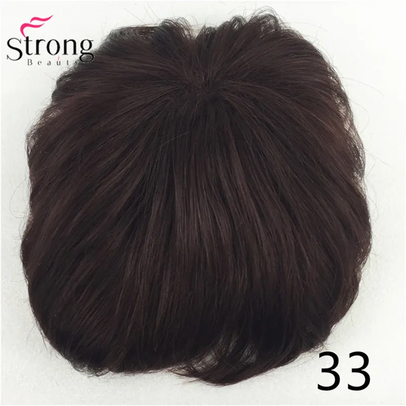 StrongBeauty парик женский Синтетический волос короткий парик наращивание волос кусок цвета выбор