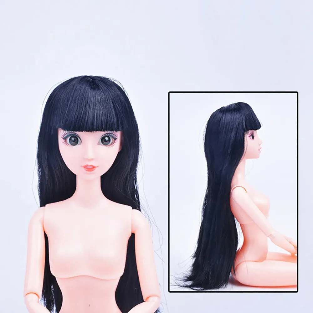 Кукла с головой, 12 шарниров, движущиеся голые тела, DIY игрушки, аксессуары, подарок для девочки, обучающая игрушка, детские игрушки и игры, дети 37