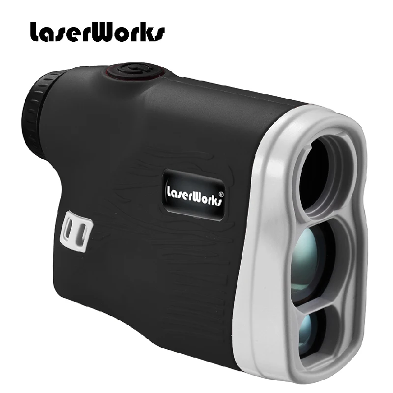 LaserWorks 1200 м Golf Rangefinder Монокуляр резиновый бронированный с отдельной кнопкой