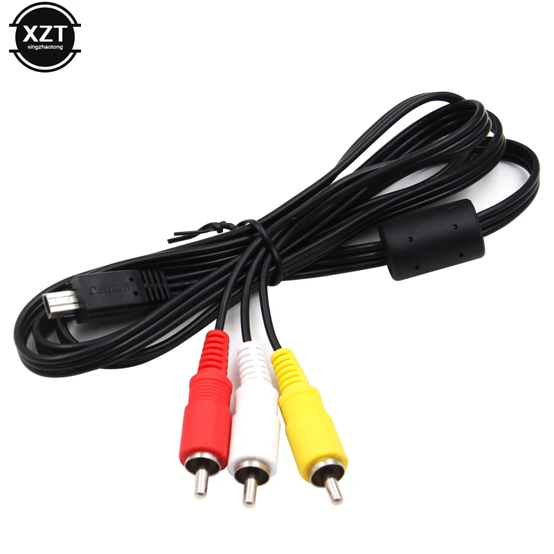 Мини USB к 3 RCA камера Аудио Видео av кабель для Canon EOS 5D2 5D Mark III 6D 7D 60D 70D 700D 760D G7X G1X SX50 SX60