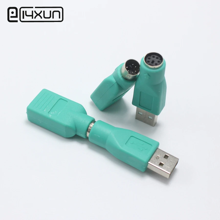 1 шт. USB 2 0 Тип A AF к PS2 6Pin штекер или AM гнездовой разъем адаптера конвертер