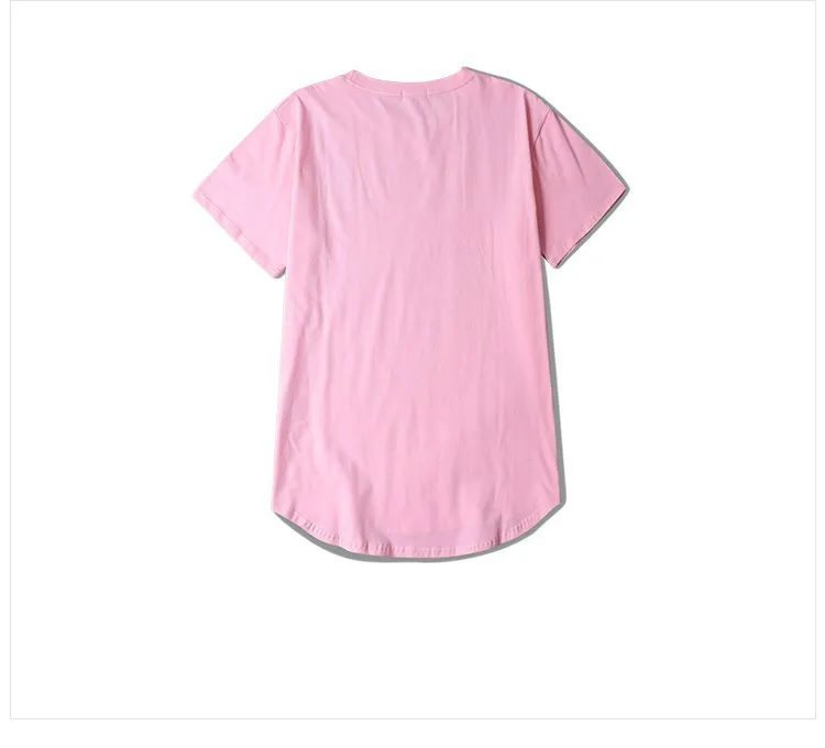 201 S/S, Мужская удлиненная футболка Kanye West, хлопок, Swag, мужские футболки, скейтборд, футболка, одноцветная, Футболка мужская хип-хоп, футболки, топы, Kpop