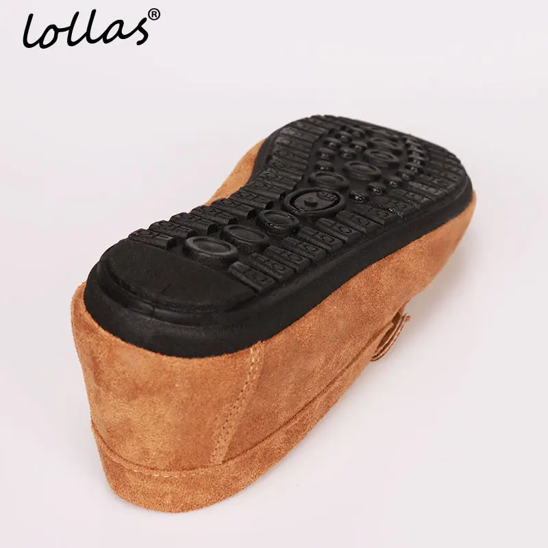 Lollas новый четыре сезона Модная мужская обувь на плоской подошве без застежки