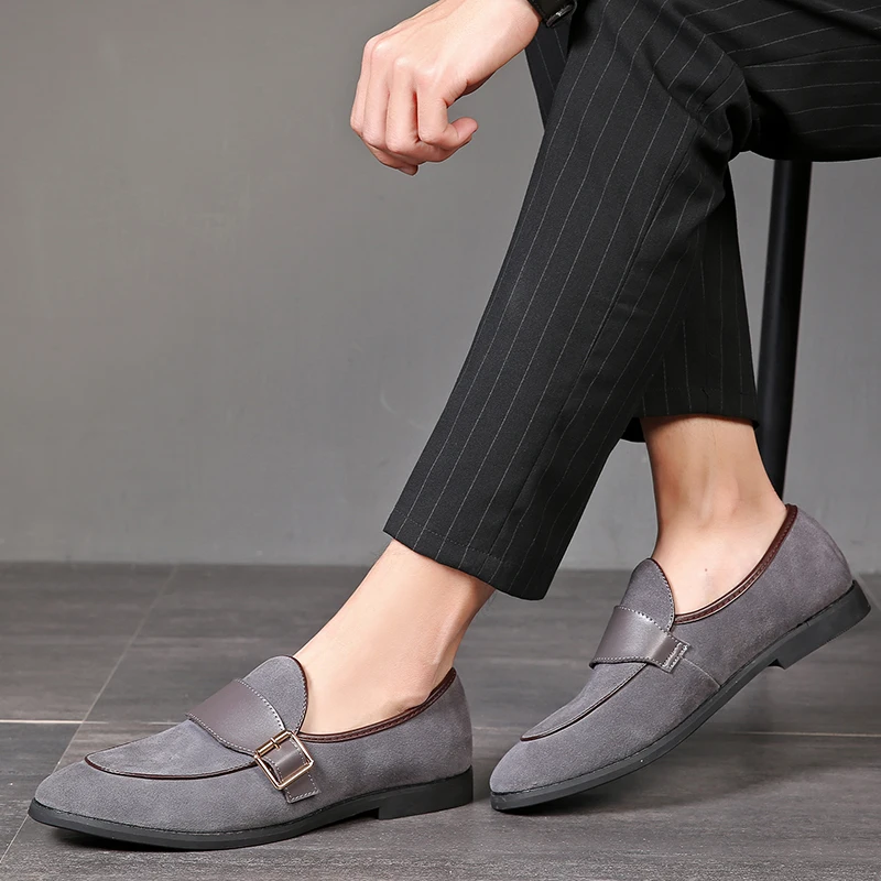 Yomior Fashion Summer Men Dress Leather Shoes Handmade Brogue Style Party Wedding Shoes Man Flats Loafers Oxfords Formal Shoes