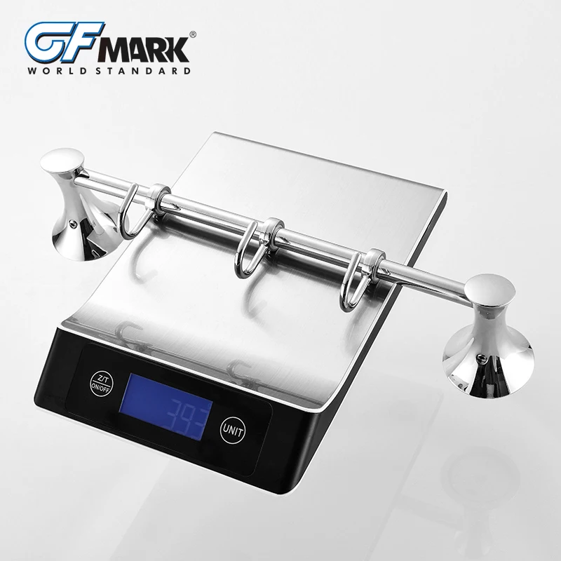 GFmark регулируемые настенные крючки хромированная вешалка из цинкового сплава