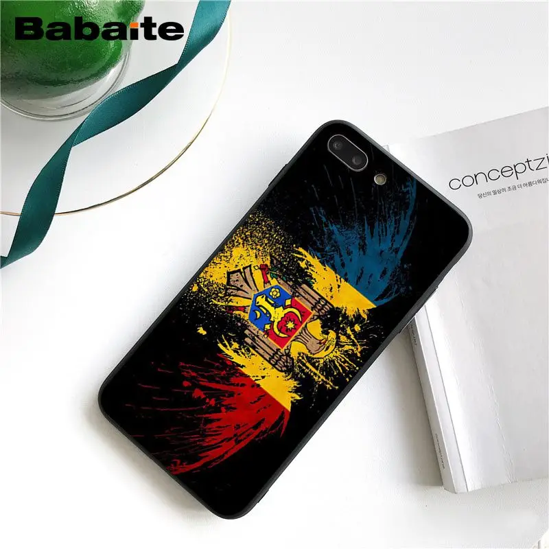 A10 Babaite флаг Молдовы чехол для телефона для iphone 11 Pro 11Pro Макс 5 5Sx, 6, 7, 7 plus, 8, 8 Plus, X XS Max XR - Цвет: A10