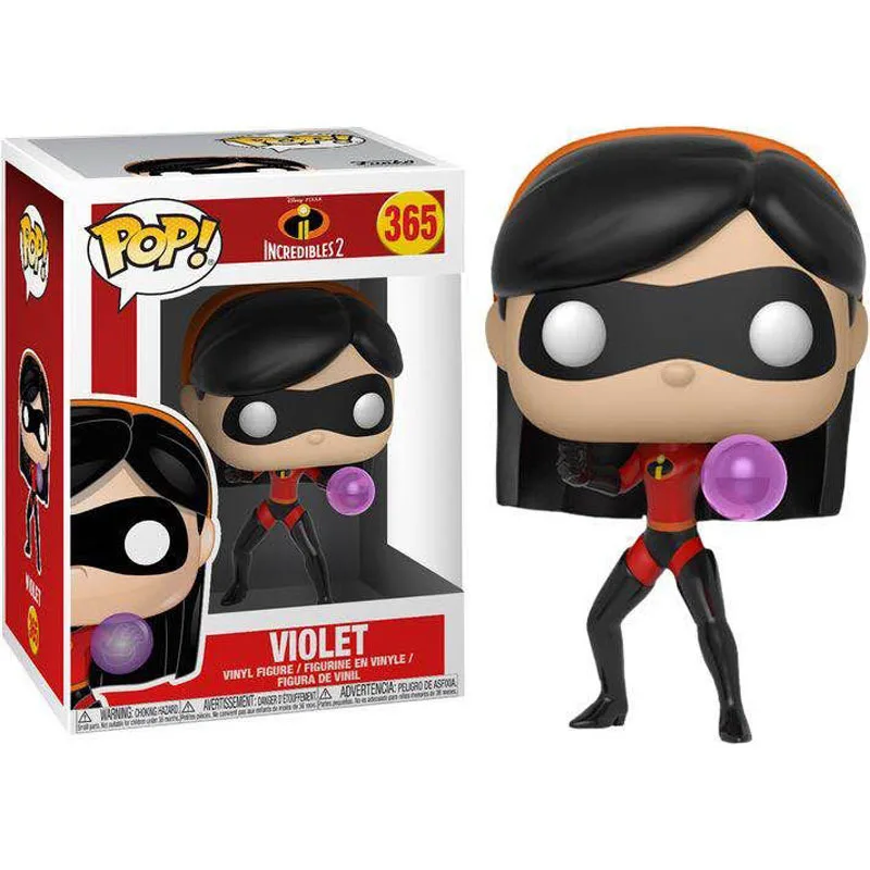 FUNKO POP The Incredibles2 MR.INCREDIBLE JACK VIOLET ELASTIGIRL DASH ПВХ экшн фигурка Коллекционная модель в