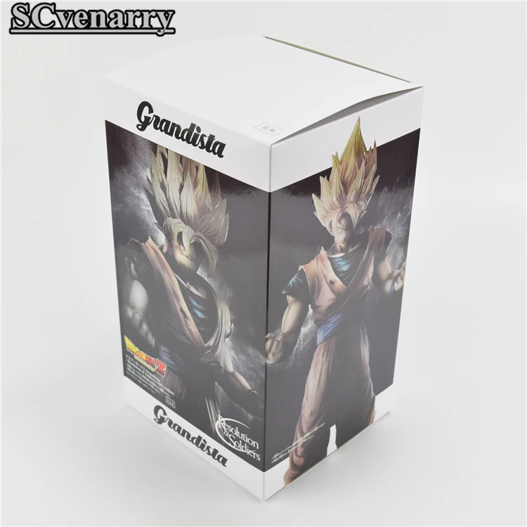 31 см Dragon Ball Z Grandista Разрешение солдат Супер Saiyan Son Goku/пластмассовая фигурка Dragonball