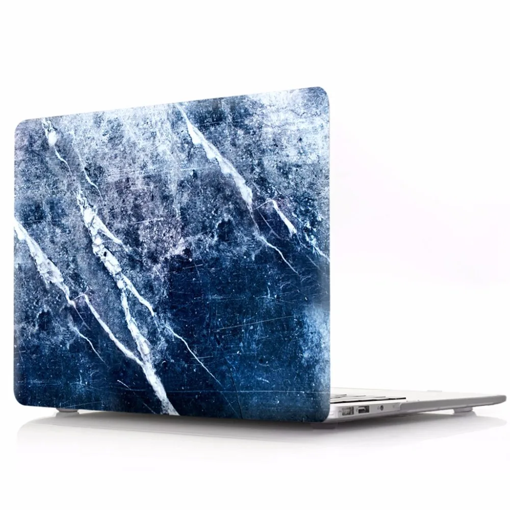 Защитный жесткий чехол с мраморным узором для 11 12 13 15 дюймов Apple Macbook Air Pro Retina Display
